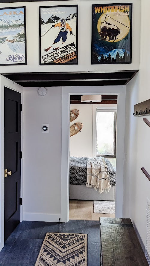 Valley Ski Chalet bedroom detail